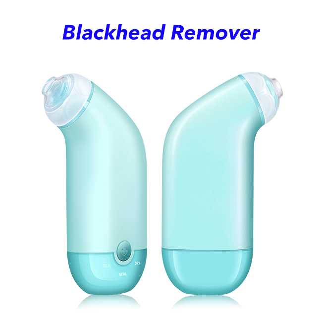 Mini Blackhead Extractor Strong Power Facial Pore Deep Cleanser Blackhead Vacuum removal(Blue)